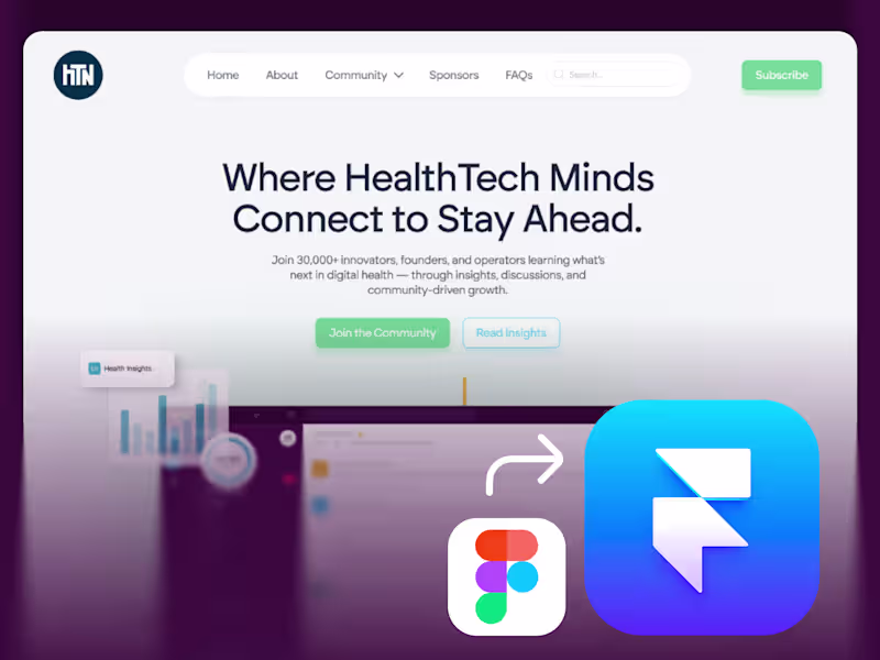 Cover image for Figma to Framer Development