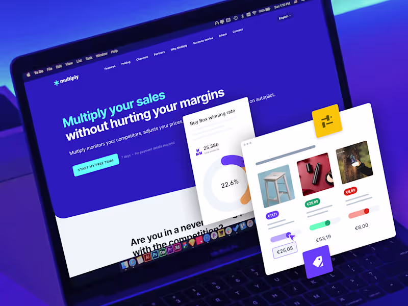 Cover image for Multiply conversion-oriented website redesign