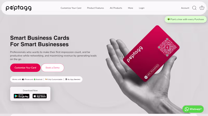 Cover image for Poptagg – Smart Digital Business Card Platform