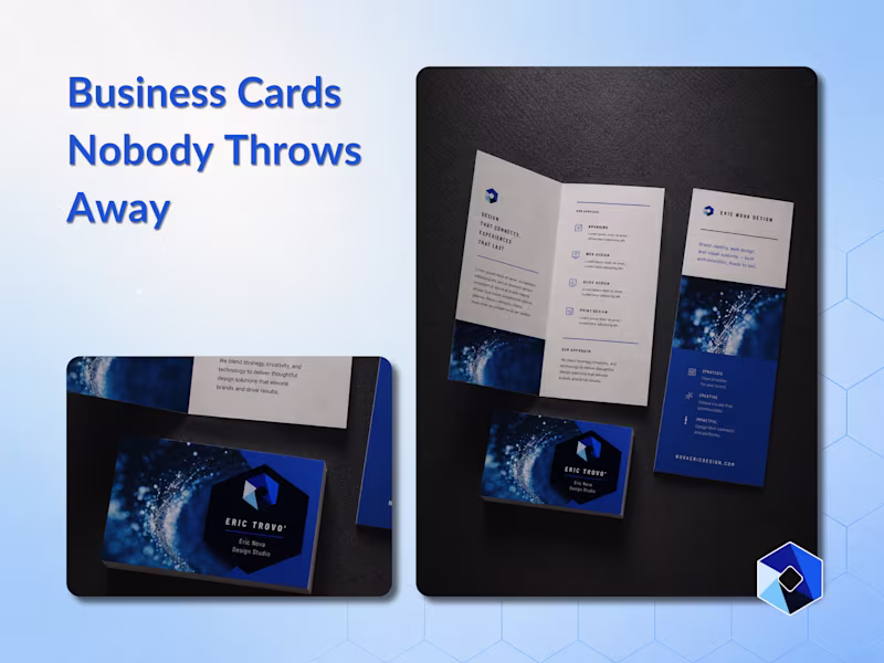 Cover image for Print & Collateral Design - 2–3 Piece Package.