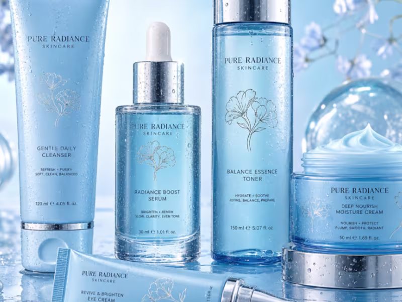 Cover image for This skincare promotional design blends