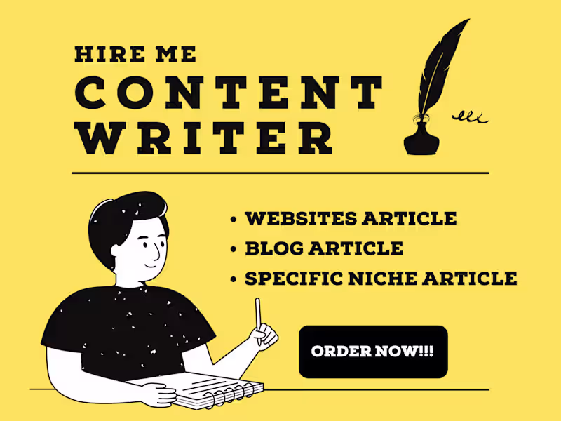 Cover image for I Will Do SEO Content Writing, Article Writing, Blog Posts 