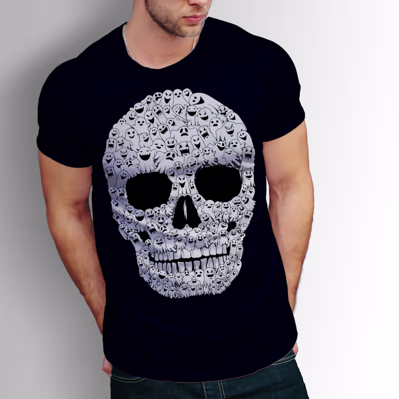 Cover image for Custom Halloween T-Shirt Design for POD & Apparel Brands