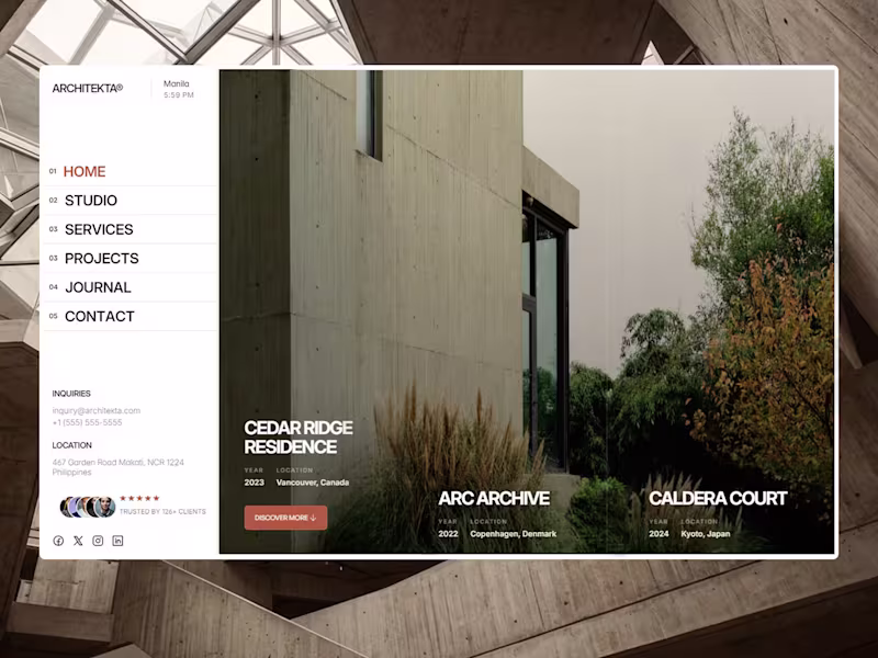 Cover image for ARCHITEKTA® (https://architekta.framer.website/)is a Framer ...