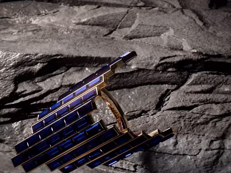 Cover image for Blue stone jewellery rendering | CGI study