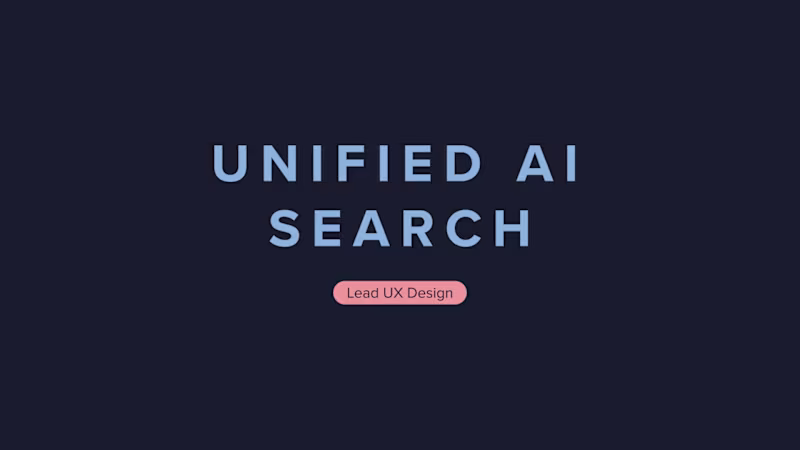 Cover image for Unified AI Search