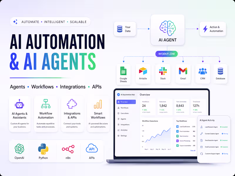 Cover image for AI Automation & AI Agent Development