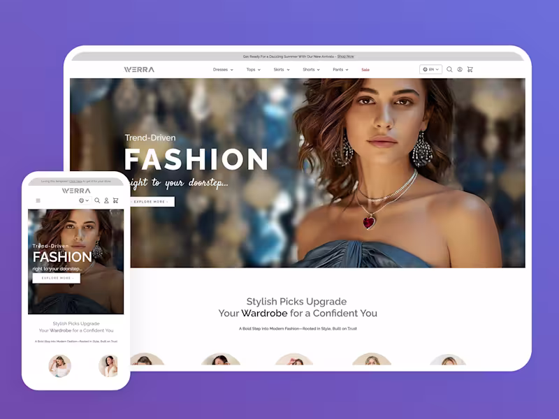 Cover image for Responsive design - Shopify