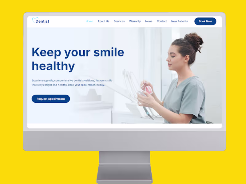 Cover image for Dentist Website
