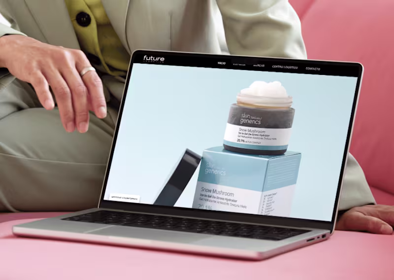 Cover image for Informational Website Development for Future Cosmetics