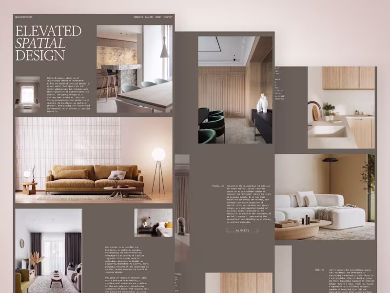 Cover image for Turning interiors into an online experience. 🪑 This concept...