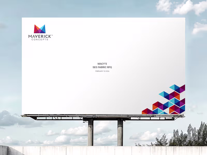 Cover image for Proposal Design for Maverick Concepts