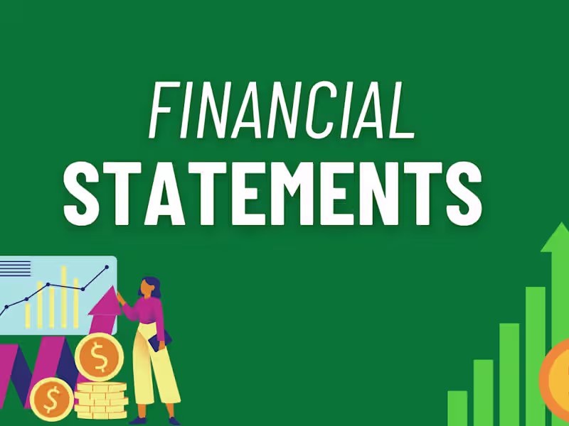 Cover image for I will check your financial statements
