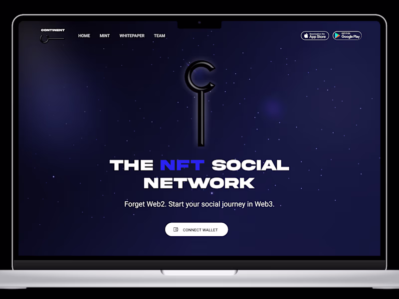 Cover image for Landing for crypto project