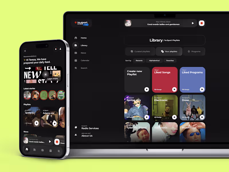 Cover image for Mobile and Web application case study :: Behance