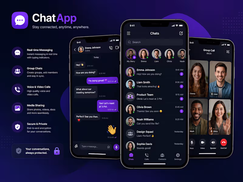 Cover image for Chat App Real-Time Messaging Platform