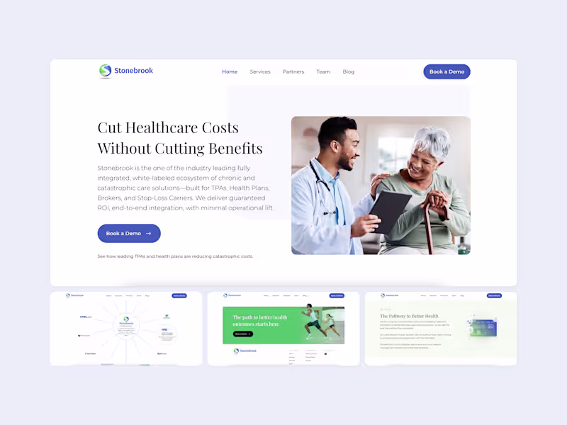 Cover image for Stonebrook Risk | Webflow Development