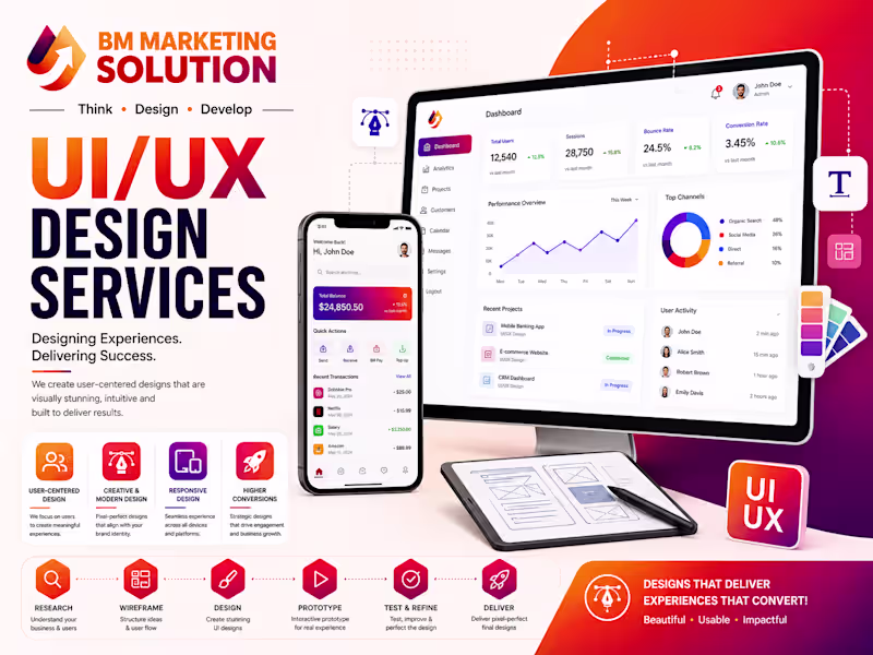 Cover image for UI/UX Design Services
