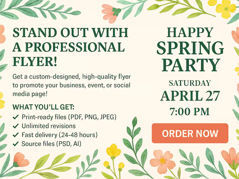 Cover image for Eye-Catching & Professional Graphic Design|Logos, Flyers & More!