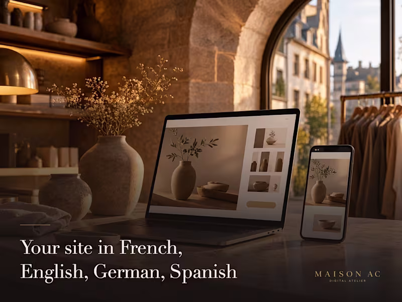 Cover image for Add French, English, German or Spanish to your website