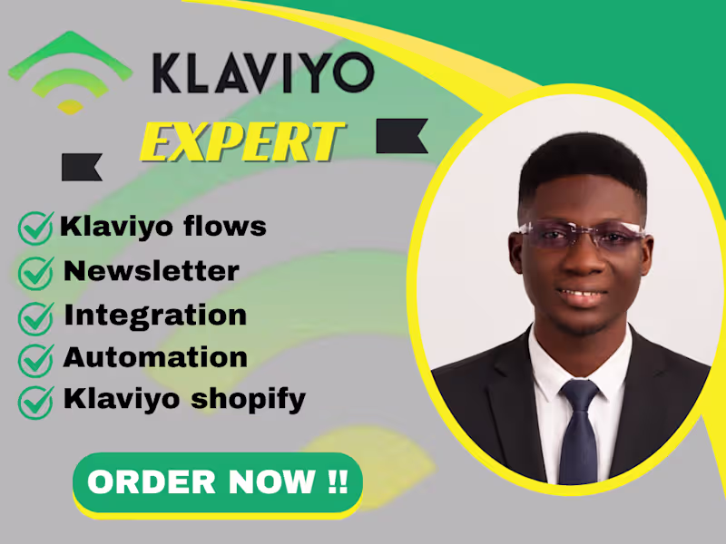 Cover image for Klaviyo Email Marketing | Email Design | Automation | Campaigns
