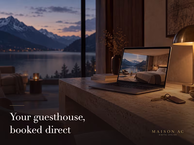 Cover image for Website for a B&B, guesthouse or gite