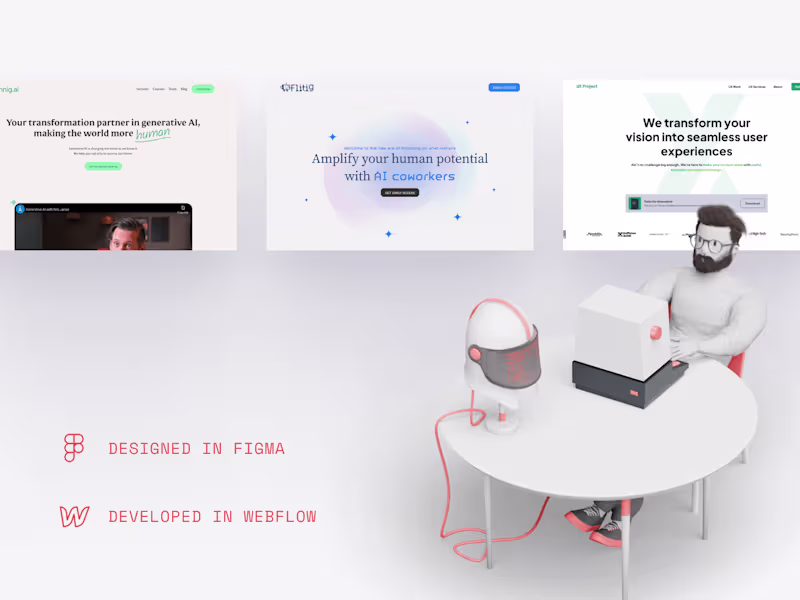 Cover image for Webflow Landing Page (Design & Implementation)