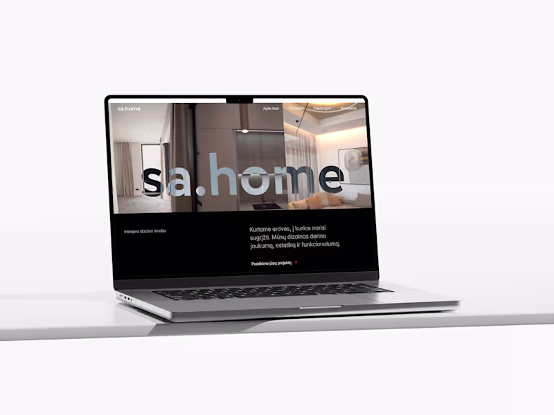 Cover image for Website for interior design studio