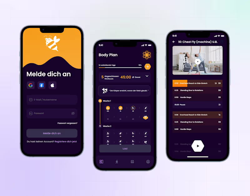Cover image for health & fitness app