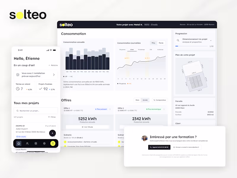 Cover image for UI/UX Design for Solteo