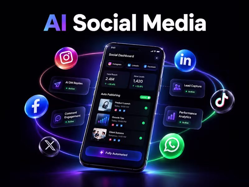 Cover image for AI-Powered Social Media Marketing & Automation
