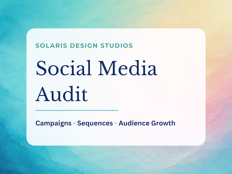 Cover image for Social Media Audit