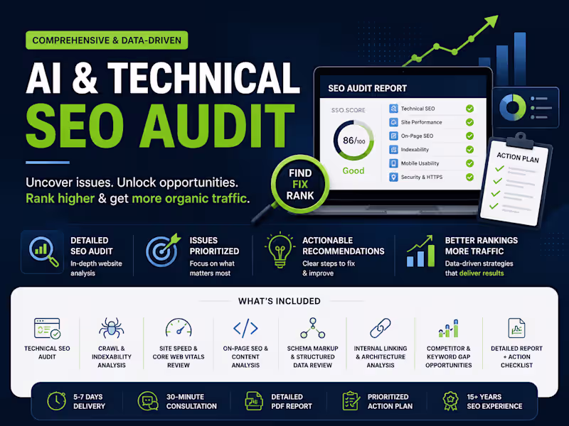 Cover image for AI & Technical SEO Audit for Higher Google Rankings