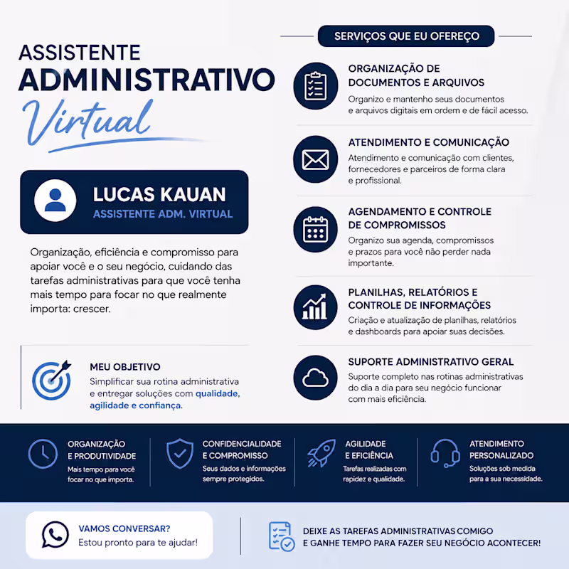 Cover image for Assistente Administrativo Virtual