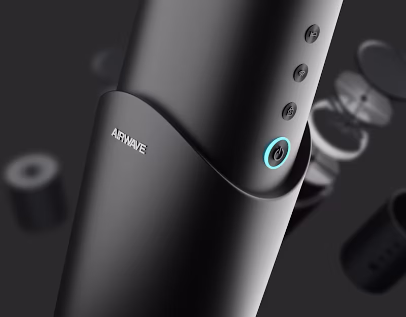 Cover image for AirWave - Branding, Web UI and UX Design