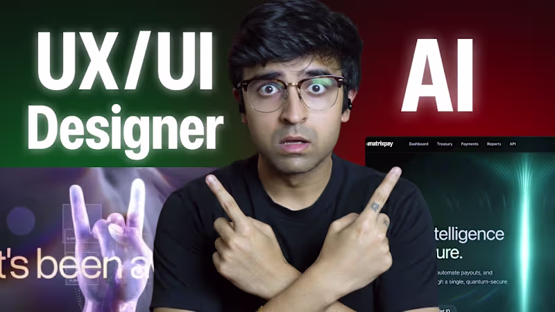 Cover image for Human vs AI UX/UI Designer With 5 Real Examples (mind-blowing r…