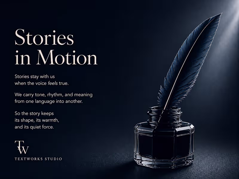 Cover image for Stories in Motion