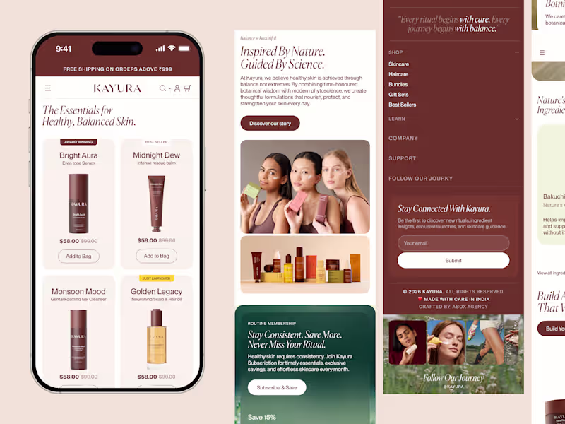 Cover image for Kayura | Responsive E-commerce Experience
A