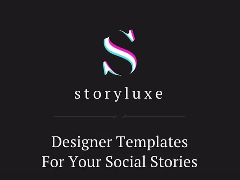 Cover image for Storyluxe is a social design