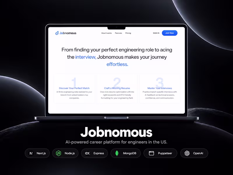 Cover image for Built a job application platform