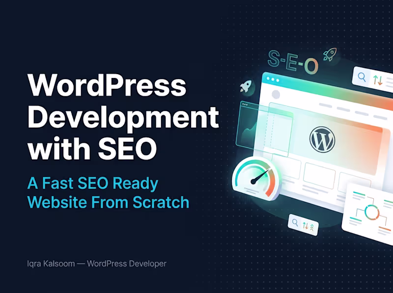Cover image for WordPress Website Development with SEO
