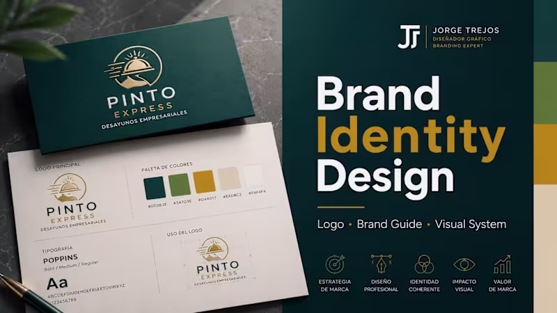 Cover image for Brand Identity Design — From Logo to Full Brand System