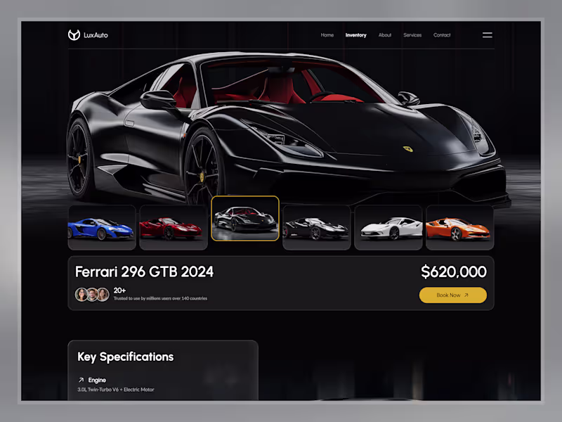 Cover image for Product Overview Page — Luxury