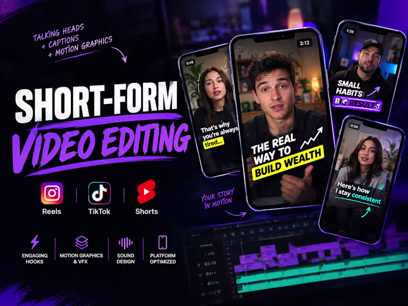 Cover image for Short-Form Video Editing That Keeps People Watching