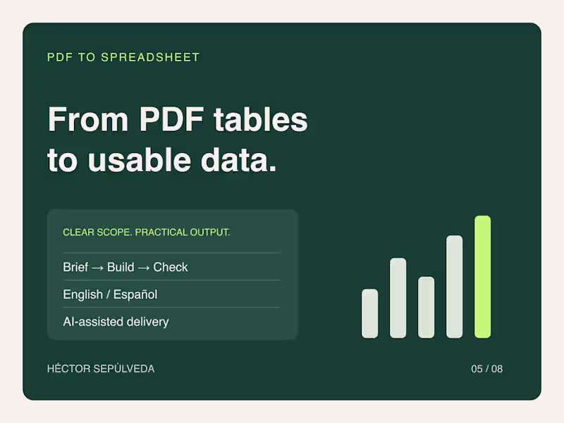 Cover image for Convert Consistent PDF Tables into Structured Data