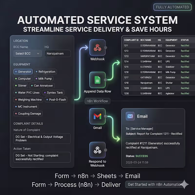 Cover image for Built an automated service management