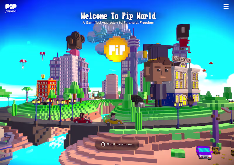 Cover image for PiP World - 3D Scroll Website