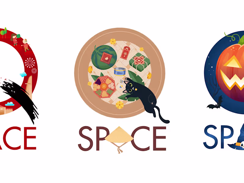 Cover image for QSpace Logo Illustration & Animation