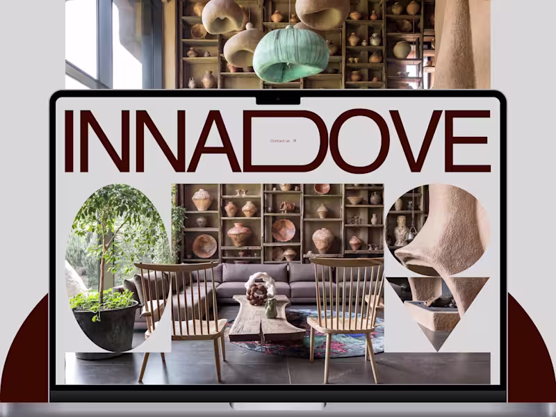 Cover image for InnaDove | UI/UX Design | Figma | Webflow | Web Design