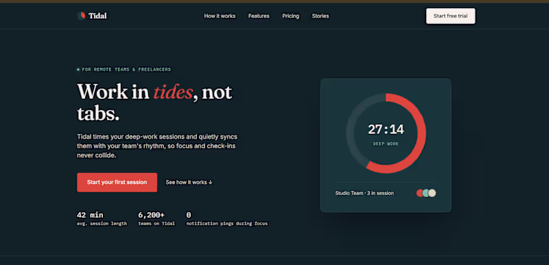 Cover image for SaaS product landing Page
